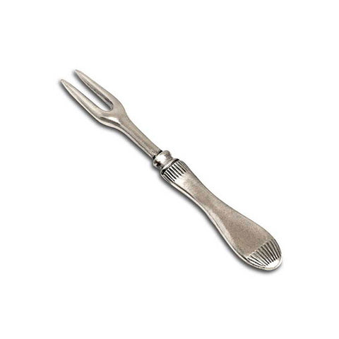 Daniela Olive Fork Set (Set of 4) - 11.5 cm Length - Handcrafted in Italy - Pewter