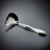 Daniela Sauce Spoon - 17 cm Length - Handcrafted in Italy - Pewter & Stainless Steel
