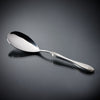 Daniela Wide Serving Spoon - 29 cm Length - Handcrafted in Italy - Pewter & Stainless Steel