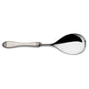 Daniela Wide Serving Spoon - 29 cm Length - Handcrafted in Italy - Pewter & Stainless Steel