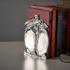 Art Nouveau-Style Donna Bookend (Maiden) - 14 cm x 17.5 cm - Handcrafted in Italy - Pewter/Britannia Metal