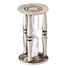 Diogene Hourglass - 8.5 cm Height - Handcrafted in Italy - Pewter & Glass