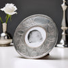 Evita Baby Photoframe - 18 cm Diameter - Handcrafted in Italy - Pewter