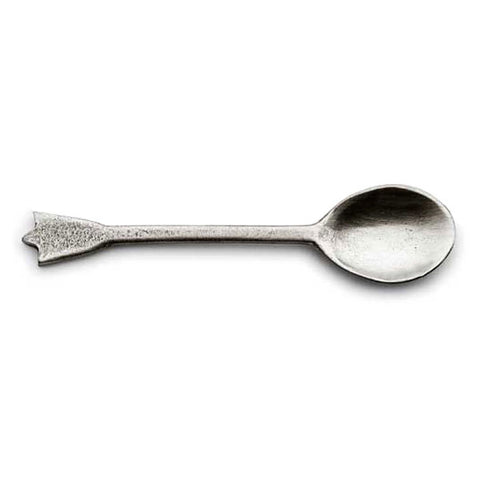 Ferrara Spoon - 11 cm - (4 Piece) - Handcrafted in Italy - Pewter