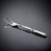 Fjord Serving Fork - 25 cm Length - Handcrafted in Italy - Pewter & Stainless Steel
