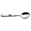 Fjord Serving Spoon - 25 cm Length - Handcrafted in Italy - Pewter & Stainless Steel