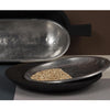 Fuga Plate - 20.5 cm Diameter - Handcrafted in Italy - Pewter & Wood
