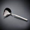 Gabriella Sauce Spoon - 17 cm Length - Handcrafted in Italy - Pewter & Stainless Steel