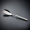 Gabriella Wide Serving Spoon - 28 cm Length - Handcrafted in Italy - Pewter & Stainless Steel