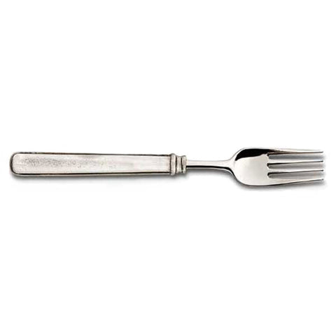 Gabriella Salad Fork Set (Set of 6) - 19 cm Length - Handcrafted in Italy - Pewter & Stainless Steel