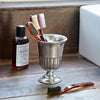 Impero Toothbrush Cup - 12 cm Height - Handcrafted in Italy - Pewter