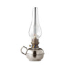 Luce Paraffin Lamp - 30 cm Height - Handcrafted in Italy - Pewter, Brass & Glass