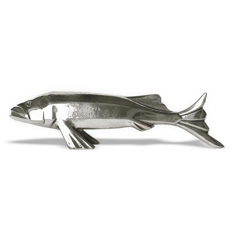 Art Nouveau-Style Pesce Fish Knife Rest - 9.5 cm Length - Handcrafted in Italy - Pewter