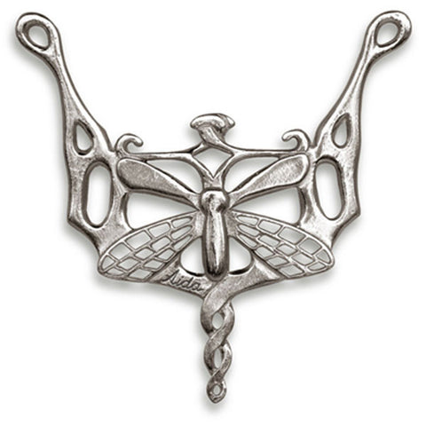 Libellula Dragonfly Pendant - 8 cm - Handcrafted in Italy - Pewter/Britannia Metal