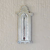 Linneo 3 Scale Thermometer - 19 cm Height - Handcrafted in Italy - Pewter & Glass