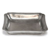 Lorenzo Square Bowl - 26cm x 26 cm - Handcrafted in Italy - Pewter