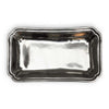 Lorenzo Rectangular Bowl - 31cm x 18 cm - Handcrafted in Italy - Pewter
