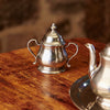 Loreto Sugar Pot - 13 cm Height - Handcrafted in Italy - Pewter