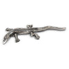 Art Nouveau-Style Lucertola Lizard - 8 cm - Handcrafted in Italy - Pewter/Britannia Metal
