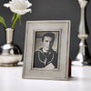 Lombardia Rectangular Frame - 10.5 cm x 13 cm - Handcrafted in Italy - Pewter