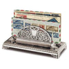 Melisso Letter Holder - 27 cm x 13.5 cm - Handcrafted in Italy - Pewter