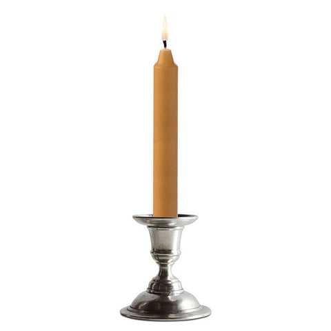 Martina Candlestick -  8.5 cm Height - Handcrafted in Italy - Pewter