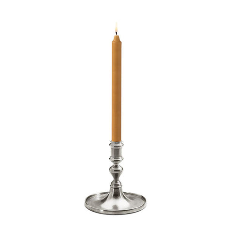 Medieval Candlestick - 14.5 cm Height - Handcrafted in Italy - Pewter