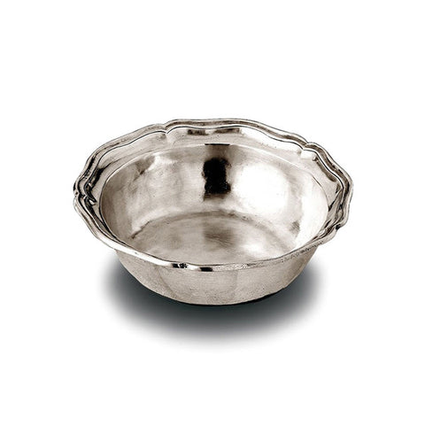 Noto Bowl - 13 cm Diameter - Handcrafted in Italy - Pewter