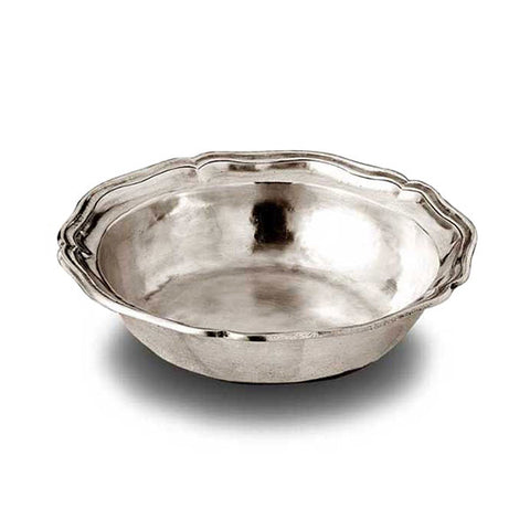 Noto Bowl - 18 cm Diameter - Handcrafted in Italy - Pewter