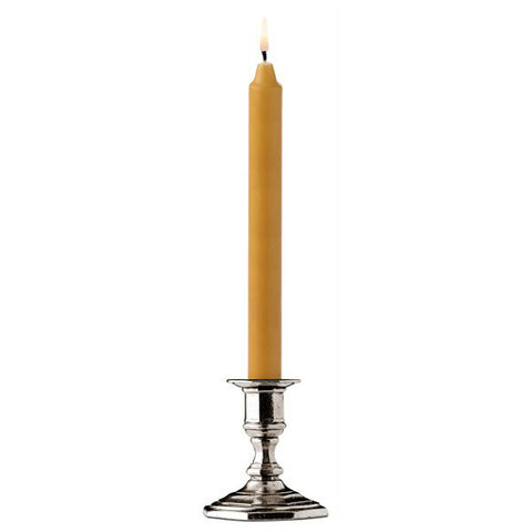 Ostilio Candlestick - 8.5 cm Height - Handcrafted in Italy - Pewter