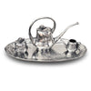 Art Nouveau-Style Pesce Sugar Pot - 9.5 cm - Handcrafted in Italy - Pewter/Britannia Metal