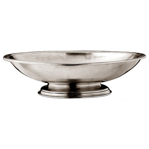 Pienza Bowl - 44 cm Diameter - Handcrafted in Italy - Pewter