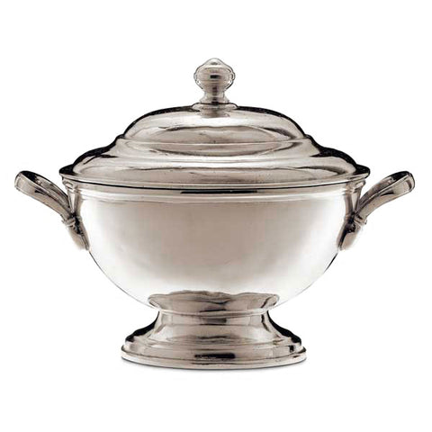 Portofino Tureen - 1 L - Handcrafted in Italy - Pewter