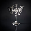 Roma 5 Flame Candelabra - 35.5 cm Height - Handcrafted in Italy - Pewter