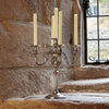 Roma 5 Flame Candelabra - 35.5 cm Height - Handcrafted in Italy - Pewter