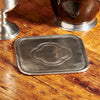 San Pietro Square Placemat - 13.5 cm x 13.5 cm - Handcrafted in Italy - Pewter