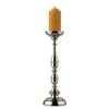 Siena Pillar Candlestick - 47 cm Height - Handcrafted in Italy - Pewter