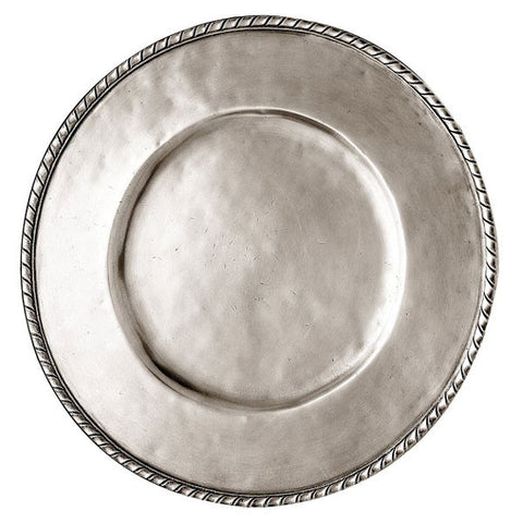 San Marco Charger - 32 cm Diameter - Handcrafted in Italy - Pewter