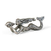 Art Nouveau-Style Sirena Mermaid Knife Rest - 8 cm Length - Handcrafted in Italy - Pewter