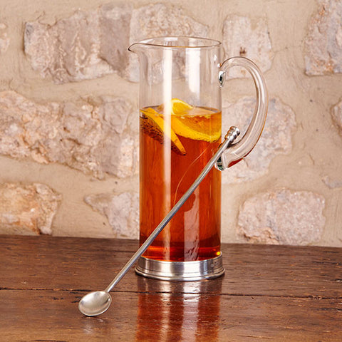 Sirmione Cocktail Stirrer - 34.5 cm Length - Handcrafted in Italy - Pewter