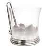 Sirmione Ice Bucket - 18.5 cm Diameter - Handcrafted in Italy - Pewter & Crystal Glass