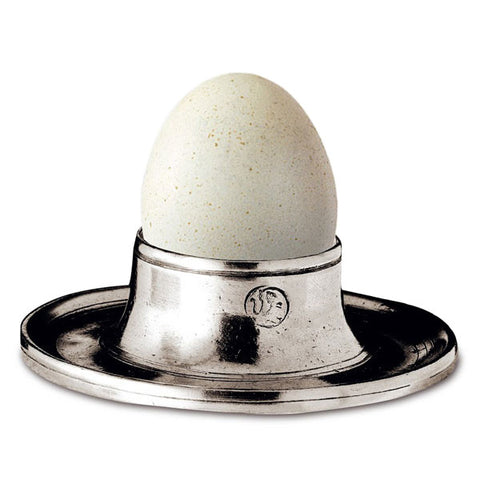Stromboli Egg Cup - 9.5 cm Diameter - Handcrafted in Italy - Pewter