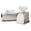 Toscana Tissue Box Cover 13.5 cm x 13.5 cm x 14 cm - Handcrafted in Italy - Pewter