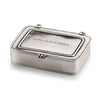Tutto è Possibile Lidded Box - 9.5 cm x 6.5 cm - Handcrafted in Italy - Pewter
