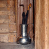 Umbra Umbrella Stand - 43 cm Height - Handcrafted in Italy - Pewter