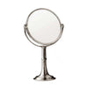 Vanita Vanity Mirror - 40 cm Height - Handcrafted in Italy - Pewter & Glass