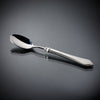 Violetta Dessert Spoon Set (Set of 6) - 19 cm Length - Handcrafted in Italy - Pewter & Stainless Steel