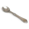 Violetta Coffee Spoon Set (Set of 6) - 11.5 cm Length - Handcrafted in Italy - Pewter