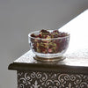 Velletri Bowl - 11 cm Diameter - Handcrafted in Italy - Pewter & Crystal Glass