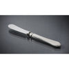 Violetta Forged Butter Knife - 15 cm Length - Handcrafted in Italy - Pewter & Stainless Steel
